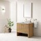 James Martin Vanities Hudson 36in Single Vanity, Light Natural Oak w/ 3 CM Eternal Jasmine Pearl Top 435-V36-LNO-3EJP - alternate 6